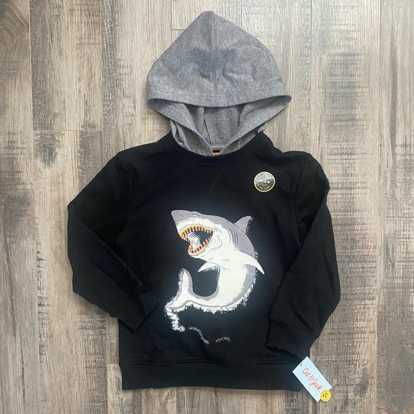 Cat & Jack Boys Glow in The Dark Hoodie - Picture 2 of 2